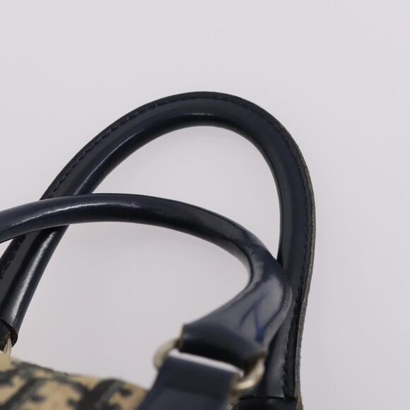 DIOR Trotter Canvas Hand Bag Navy - Picture 9 of 12